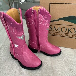 Smoky Mountain Boots Austin Lights Pink size 6 Toddlers
